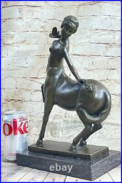 Female Centaur Mythological Creature bronze sculpture statue Hand Made Nude