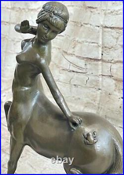 Female Centaur Mythological Creature bronze sculpture statue Hand Made Nude