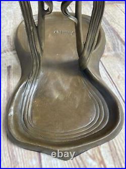 Figural Artwork Hand Made Bronze Bath Soap Dish Holder Classic Artwork