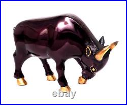 Figure Bull Bull Cow Metal Statue Sculpture Stock Exchange Banker Trader Stocks Buffalo