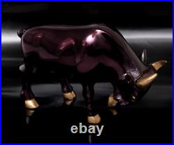Figure Bull Bull Cow Metal Statue Sculpture Stock Exchange Banker Trader Stocks Buffalo