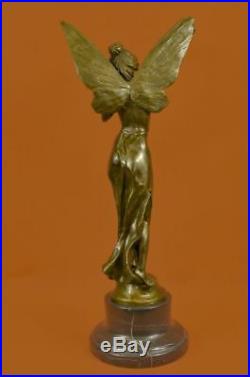 Figurine Figure European Design Heavens Angel Bronze Statue Hand Made Sculptur T