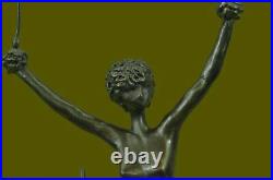Fine Art Hand Made Surreal bronze sculpture signed Salvador Dali European Art