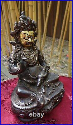 Fine Bronze Statue Jambhala for Wealth + Fertility, 1.8 kg