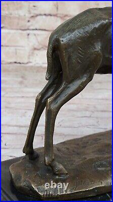 French Art Deco Bronze Statue Figure of a Gazelle or Deer Hand Made Statue