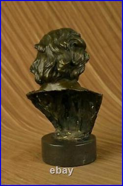 Genuine Bronze Beethoven Art Deco Signed Original Miguel Lopez Hand Made Statue