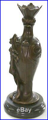 Genuine Bronze Hand Made by Lost wax Method Sexy Female Sculpture Statue Deal