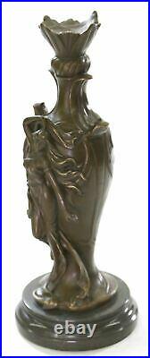 Genuine Bronze Hand Made by Lost wax Method Sexy Female Sculpture Statue Decor