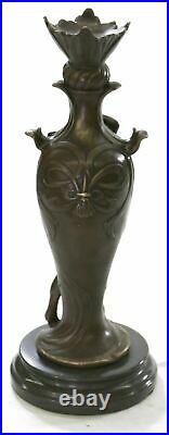 Genuine Bronze Hand Made by Lost wax Method Sexy Female Sculpture Statue Decor