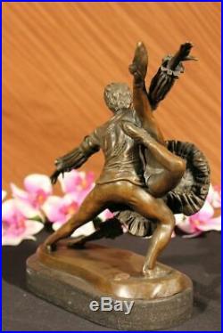 Genuine Bronze Made by Lost Wax Method two Ballerina Dancers Sculpture Statue
