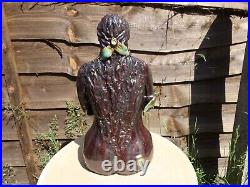 Goddess Freya Statue, Lrg Hand made Ceramic 29cm, Beautiful, One off & Signed