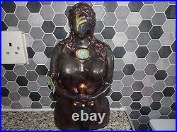 Goddess Freya Statue, Lrg Hand made Ceramic 29cm, Beautiful, One off & Signed