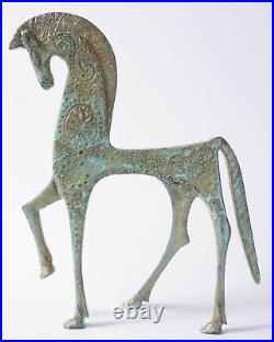 Greek Horse Statue in Bronze Made in Europe 20CM / 7.9