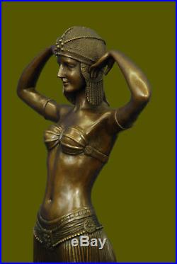Hand Made 100% Bronze Statue Abstract Home Art Deco Nouveau Figure Gia Sculpture