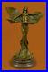 Hand_Made_Art_Nouveau_Woman_Figural_Bronze_Wax_Seal_Sculpture_Statue_Figure_01_zsjm