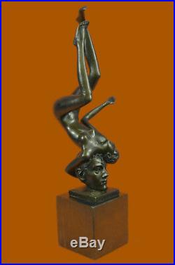 Hand Made BRONZE SCULPTURE STATUE Abstract Modern Nude Abstrac Female Nick UG