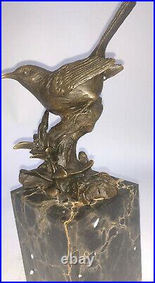 Hand Made Bronze Bird Good Quality Bronze Artwork Sculpture Statue Decor Deal
