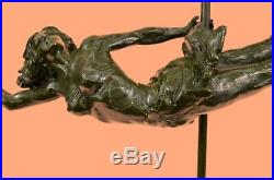 Hand Made Bronze Circus Dancer Dancers Hotcast Figurine Museum Quality Statue