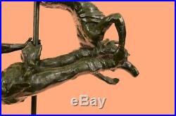 Hand Made Bronze Circus Dancer Dancers Hotcast Figurine Museum Quality Statue