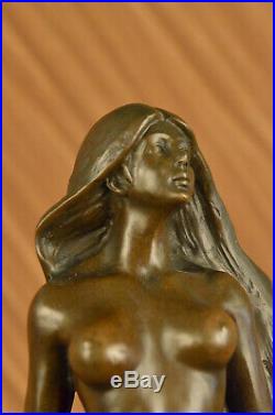 Hand Made Bronze Garden Statues Nude Woman Figure Sculpture Statue Figurine