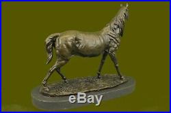 Hand Made Bronze Horse P. J. Mene. Arabian L`Accolade Sculpture Statue Vintage