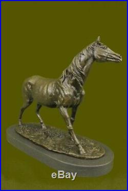 Hand Made Bronze Horse P. J. Mene. Arabian L`Accolade Sculpture Statue Vintage