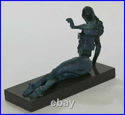 Hand Made Bronze Masterpiece by Salvador Dali Home Office Decoration Statue
