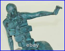 Hand Made Bronze Masterpiece by Salvador Dali Home Office Decoration Statue Art