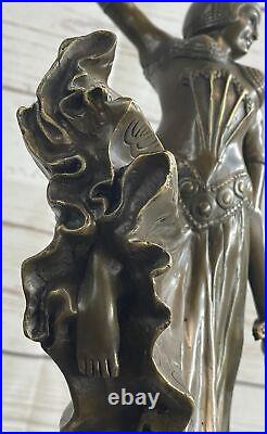 Hand Made Bronze Sculpture After Chiparus Chorus Dancer Signed Figurine Statue Hand Made Bronze Sculpture After Chiparus Chorus Dancer Signed Figurine Statue