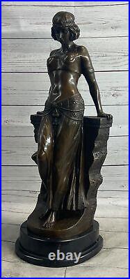 Hand Made Bronze Sculpture Lost Wax Method Dancer Masterpiece Figurine Artwork