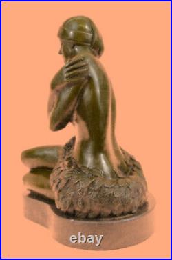 Hand Made Bronze Sculpture Preiss Nude Hawaiian Female Statue Figurine Figure