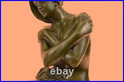 Hand Made Bronze Sculpture Preiss Nude Hawaiian Female Statue Figurine Hot Cast