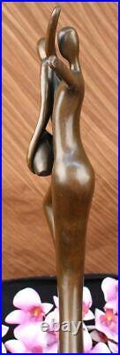 Hand Made Bronze Statue By Milo Marble Base Figure Art Home Abstarct Decorative