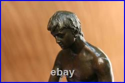Hand Made Bronze Statue ++ Nude Male ++ Gay Interest ++ VERY RARE ++ Figurine NR