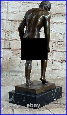 Hand Made Bronze Statue Nude Male Gay Interest VERY RARE GIFT
