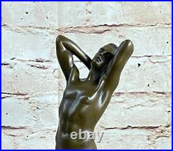 Hand Made Bronze Statue Nude Male Gay Interest VERY RARE ORIGINAL FIGURINE DECOR