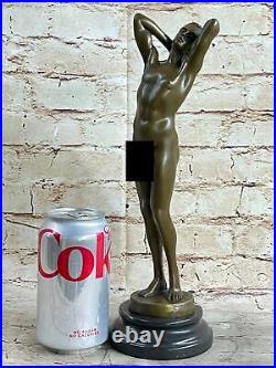 Hand Made Bronze Statue Nude Male Gay Interest VERY RARE ORIGINAL FIGURINE DECOR