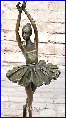 Hand Made Bronze Statue Prima Ballerina Dance Trophy, Art Decor Lost Wax Gift