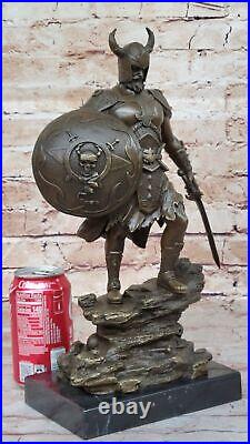 Hand Made Collectible Collector Edition Viking Warrior Bronze Sculpture Sale