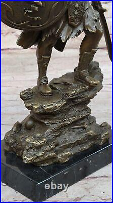 Hand Made Collectible Collector Edition Viking Warrior Bronze Sculpture Sale