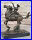 Hand_Made_Cowboy_with_Gun_Riding_a_Horse_Solid_Bronze_Sculpture_Figurine_Figure_01_mvyv