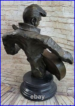 Hand Made Detailed Elvis Comeback Special Cast-Metal Sculptures Bronze Statue