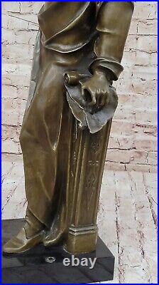 Hand Made Detailed Standing Giant Frederic Chopin Composer Bronze Statue