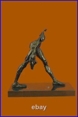 Hand Made Edition by Renown English Artist Female Bronze Sculpture Statue Decor