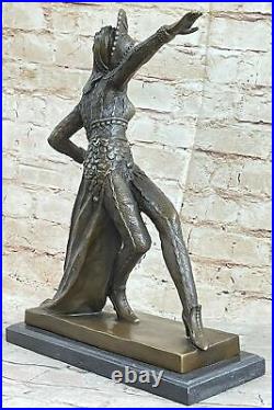 Hand Made Genuine 100% Solid Bronze Sculpture Copper Egyptian Dancer Statue Sale