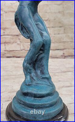 Hand Made Genuine Solid Bronze/Copper Statue Figurine, Intricate Art Deco Collec