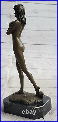 Hand Made Girl Nude Bronze Sculpture Statue Art Figure Figurine Artwork Sale