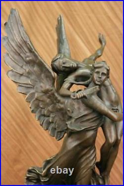 Hand Made Gloria Victis Bronze Sculpture Marble Base Statue Figure Figurine Deal