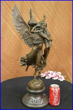 Hand Made Gloria Victis Bronze Sculpture Marble Base Statue Figure Figurine Sale