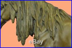 Hand Made Large Collectible P. J Statue Mene Sculpture Racing Horse Model Sale
